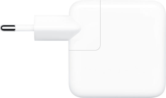 Apple Charger Without Cable with 2 USB-C Ports 35W Whites (MNWP3ZM/A)