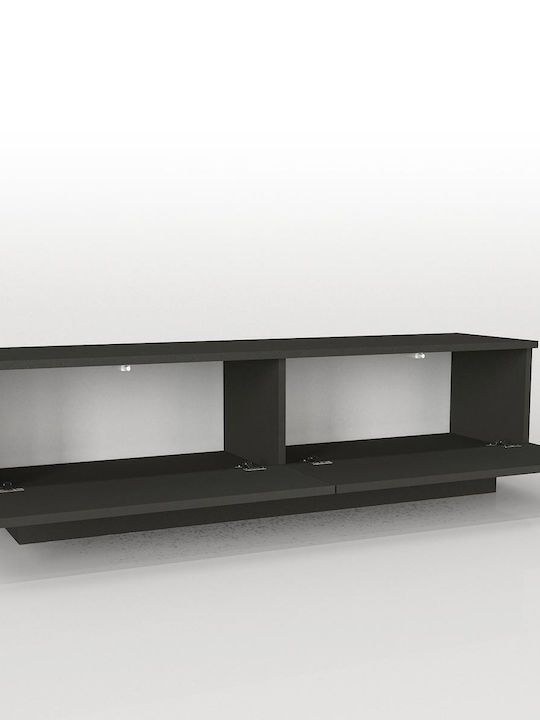 Έπιπλο Τηλεόρασης Alfen Ανθρακί Μ120xΠ35xΥ38cm