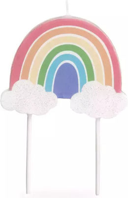 Rainbow & Cloud candles, 5 pcs.