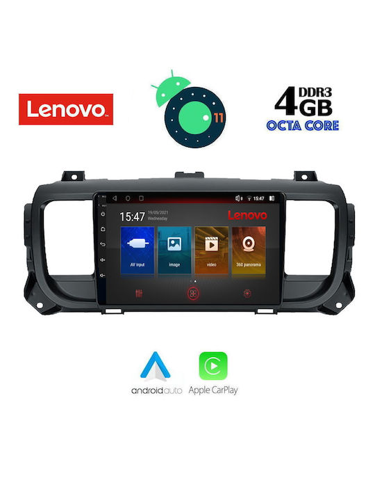 Lenovo Ηχοσύστημα Αυτοκινήτου για Peugeot Expert 2016 (Bluetooth/USB/WiFi/GPS) με Οθόνη Αφής 9"