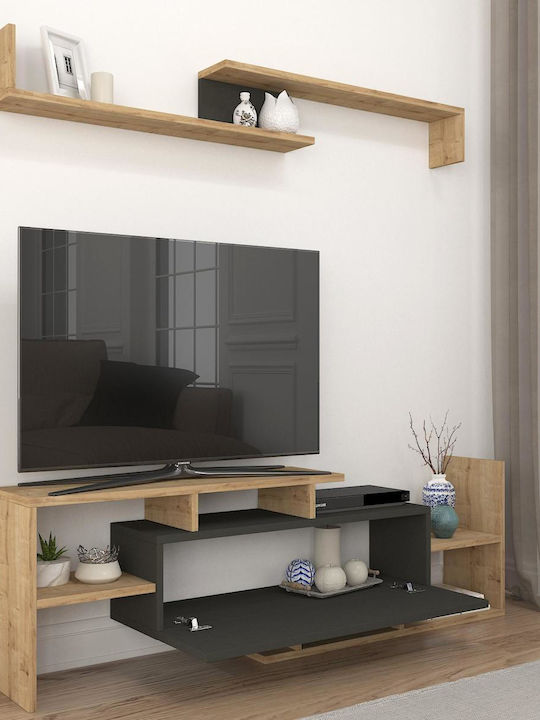 Unitate TV pentru sufragerie Dream Gri L154xA25xÎ170buc