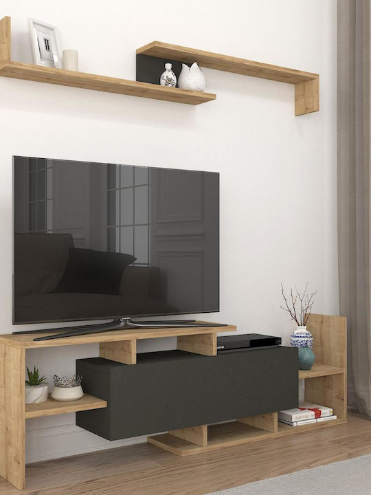 Unitate TV pentru sufragerie Dream Gri L154xA25xÎ170buc