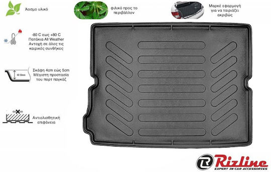 Rizline Trunk Mat Tray Type for Peugeot 5008 2017 Black