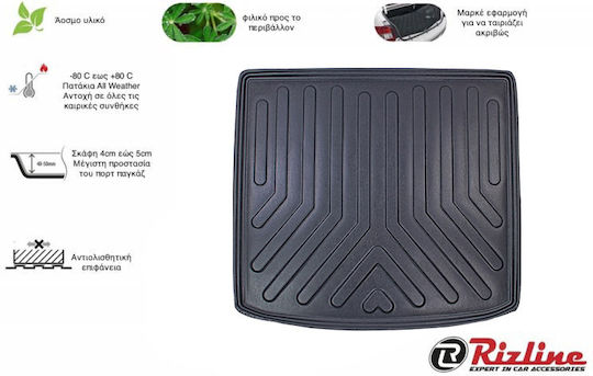 Rizline Trunk Mat Tray Type for Audi Q3 2019 Black