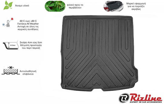 Rizline Trunk Mat Tray Type for Volvo V90 2016 Black