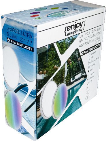 Elvhx Ultra Slim Pool-Scheinwerfer mit Kaltweiß Licht EL856702