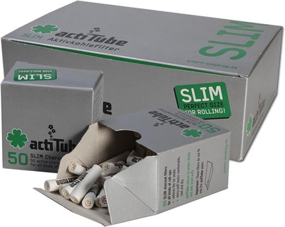 Ανταλλακτικό Φίλτρο actiTube Slim 50 Ενεργού Ανθρακα 7mm -  Τιμή: 5,10€
