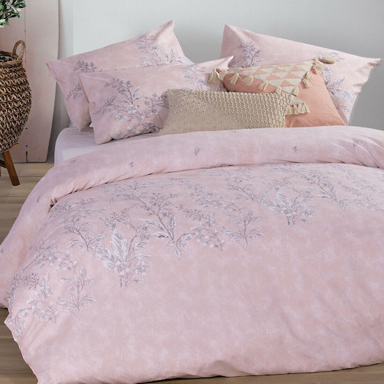 Nef-Nef Homeware Sheet Sets Queen 240x270cm. Salvia Pink 4pcs