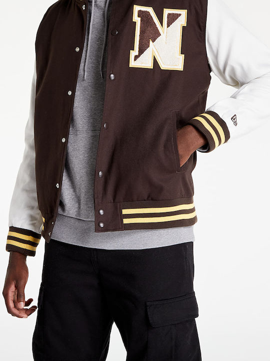 Collegejacke Jacke Braun