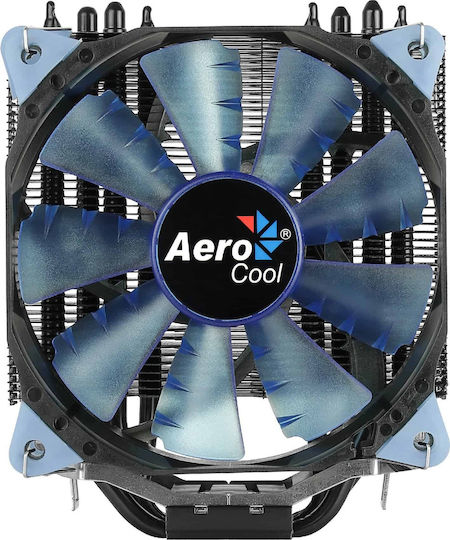 Aerocool Verkho 4 Dark Ψύκτρα Επεξεργαστή για Socket AM4/AM5/115x/1700 Μπλε