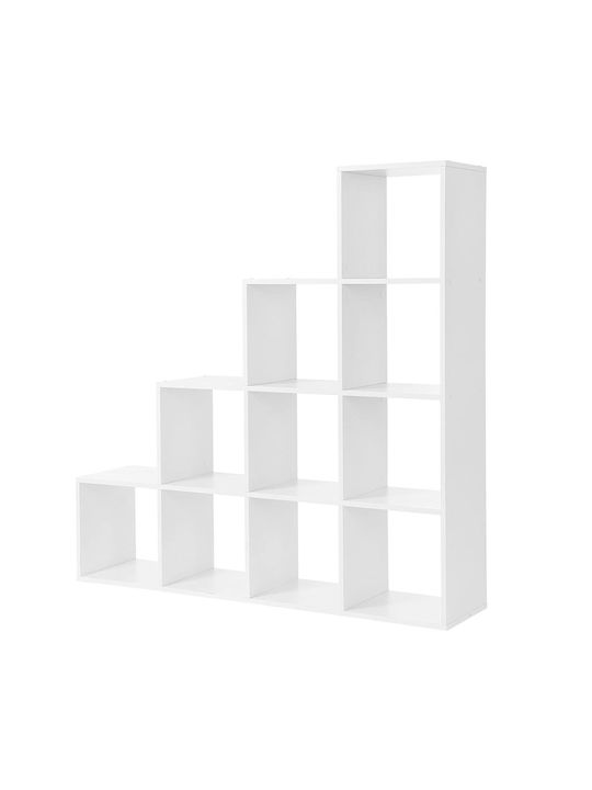 Bibliotecă Alb 129.5x29x129.5cm
