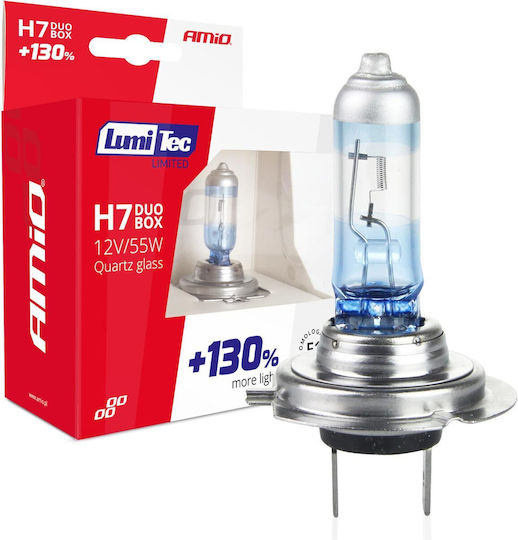 AMiO Lamps Car Lumitec Limited H7 Halogen 12V 55W 2pcs