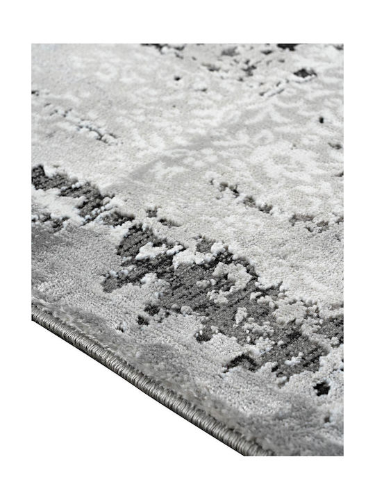 Madi Hurricane Luna Rug Rectangular Gray