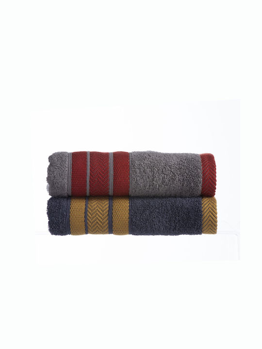 Nef-Nef Homeware Bath Towel Welder 031438 70x140cm. Denim Weight 500gr/m²