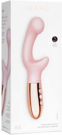 Le Wand XO Double Motor Wave Mini Κλειτοριδικός Δονητής 19cm Pink