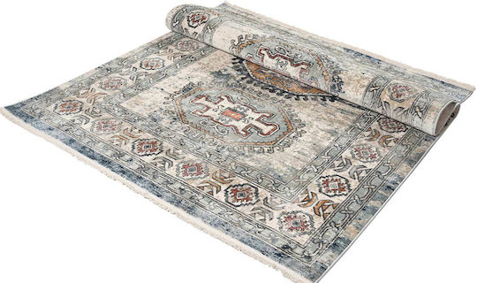 Polcarpet 38473 Schlafzimmer-Teppichsets Bohemisch Creme / Aqua 2 Stück
