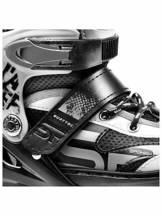 Spokey Quattro Inline Einstellbar Rollers Schwarz Erwachsene/Kinder