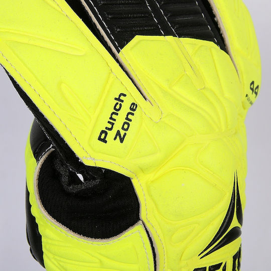 Select Sport 44 Flexi Save Adults Goalkeeper Gloves Yellow