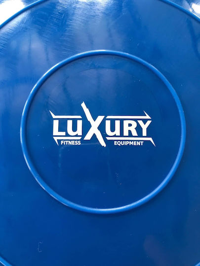 Luxury Fitness L00109 Balance-Ball Schwarze Höhe 25cm mit Durchmesser 63cm