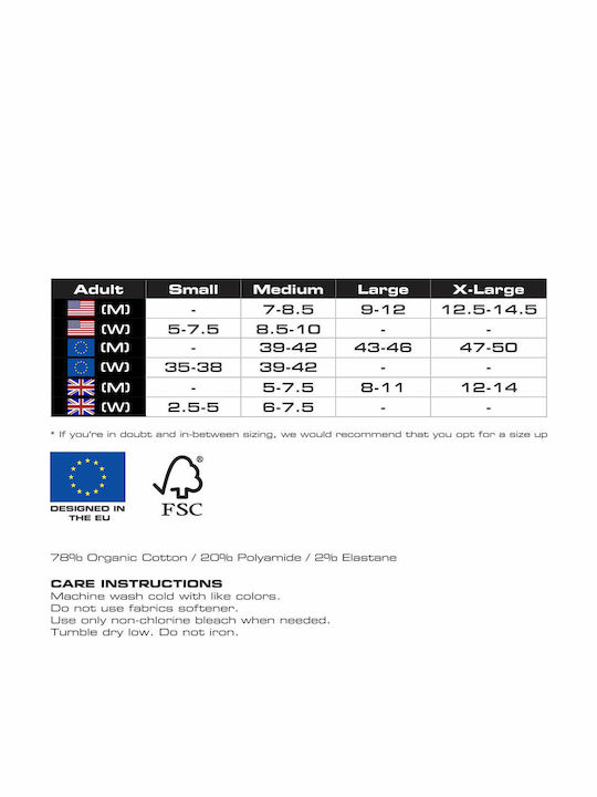 GSA Organic Plus 3656 Sosete Sport Multicolore 6 Perechi