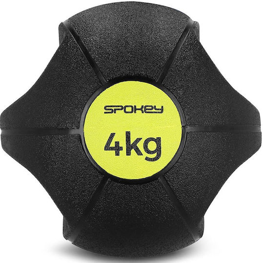 Spokey Gripi Weight Ball Filled Sand Kettlebell din PVC 4kg Negru