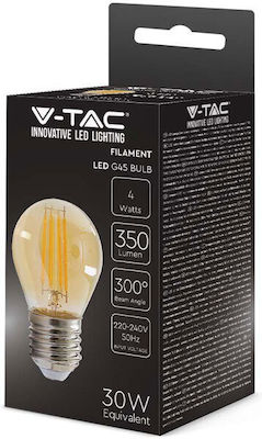 V-TAC LED Bulbs for Socket E27 and Shape G45 Warm White 400lm 1pcs