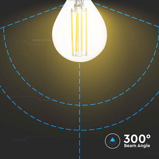 V-TAC LED Bulb 4W 78mm for Socket E14 and Shape P45 Warm White 400lm