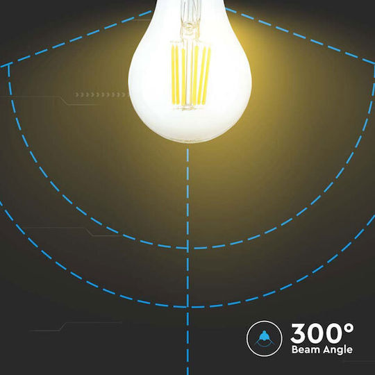 V-TAC Λάμπα LED 10W 105mm για Ντουί E27 και Σχήμα A60 Φυσικό Λευκό 1055lm