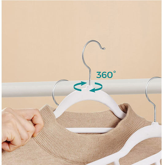 Songmics Clothes Hanger White CRF020W01 20pcs