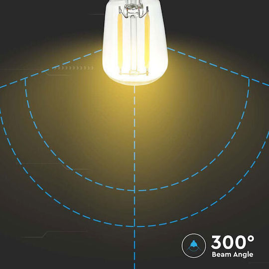 V-TAC LED крушка 2W за фасунга E14 и форма ST26 Неутрално бяло 200лм