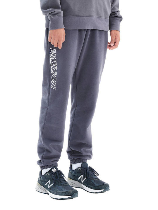 Sweatpants with Elastic Stone Grey