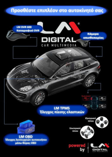 LM Digital Auto-Audiosystem für Volkswagen Tiguan / Golf Plus 2007-2016 (Bluetooth/USB/WiFi/GPS/Apple-Carplay/Android-Auto) mit Touchscreen 9"