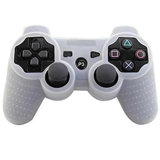 Husă de protecție pentru controller pentru Controller PS3 Alb