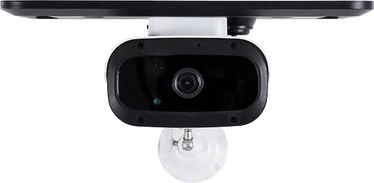 GloboStar 86048 IP Κάμερα Παρακολούθησης Wi-Fi/4G Full HD 1080p Αδιάβροχη Μπαταρίας