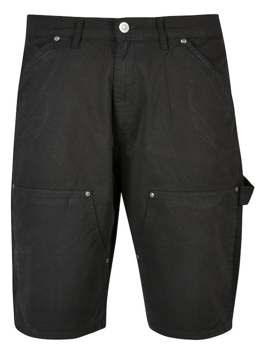 Double Men's Monochrome Shorts Black