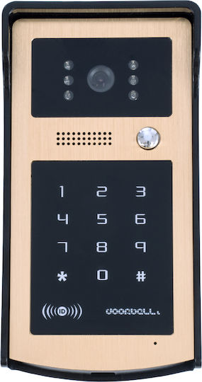GloboStar Wireless Video Intercom Set Wi-Fi Black