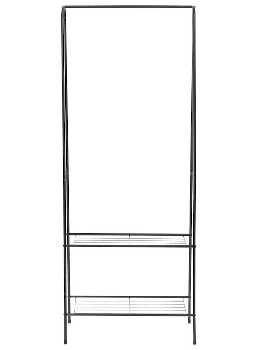 vidaXL Kleiderständer Schwarz 59x35x150cm