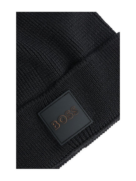 Foxxy Knitted Beanie Cap Black