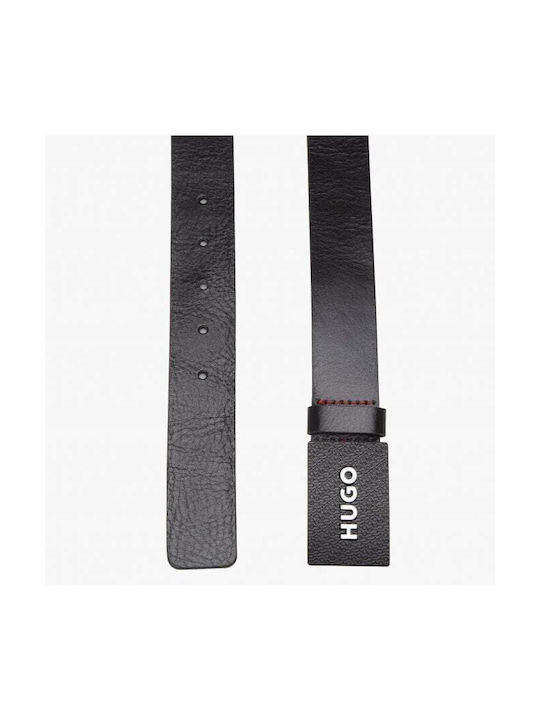 Hugo Boss Men's Leather Belt Black