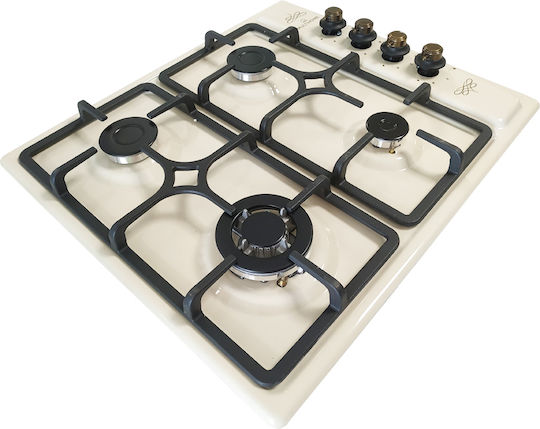 MultiHome MH-6103 Gas Cooktop Autonomous 58.5x50εκ. Beige