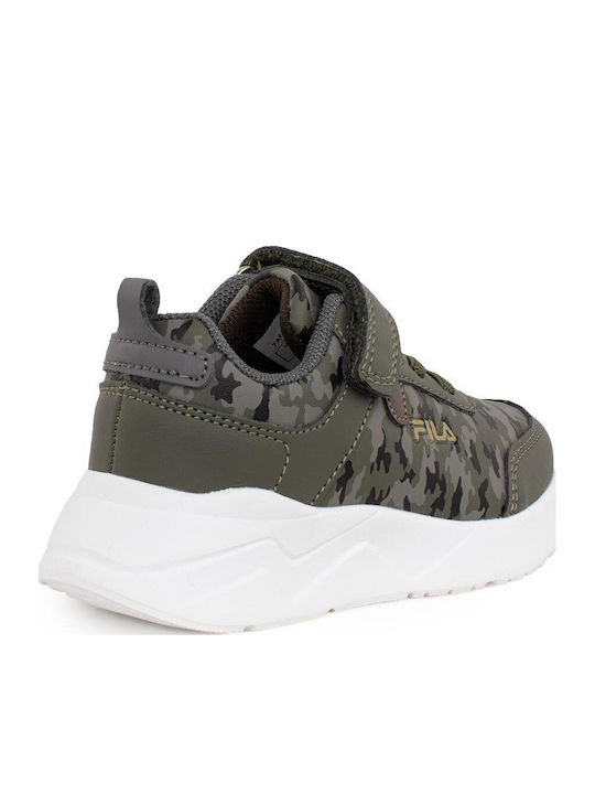 Brett 2 Kids Sneakers with Scratch Khaki
