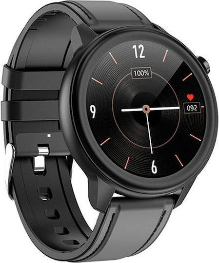 Aiwa SW-500 Smartwatch με Παλμογράφο (Μαύρο)