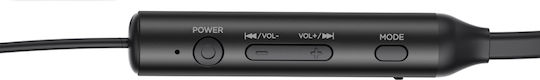 Aiwa ESTBT-450 In-ear Bluetooth Handsfree Căști cu Rezistență la Transpirație Negru