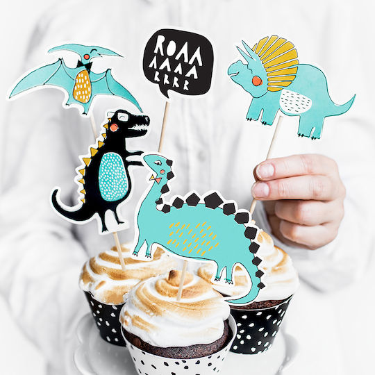 Dinosaur Toothpicks for Party 5 Pieces