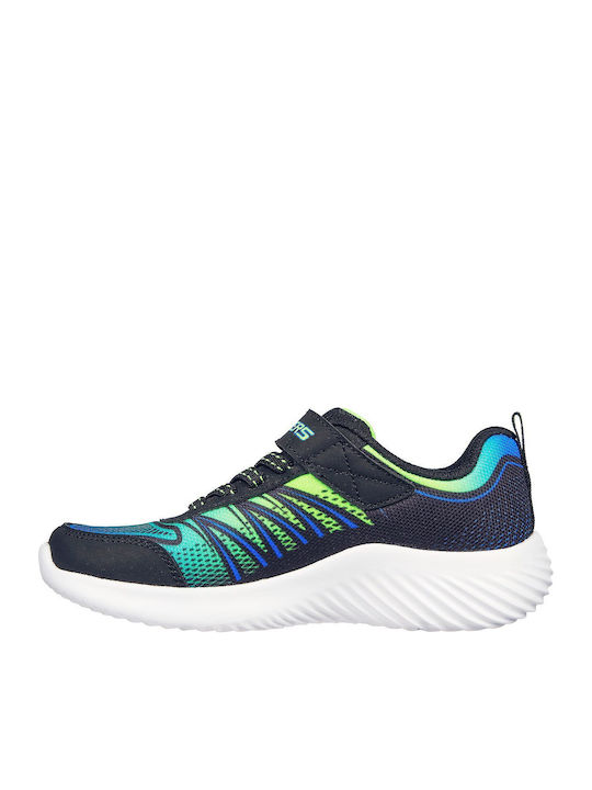 Bounder Παιδικά Sneakers με Σκρατς Μαύρα