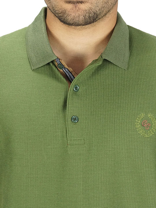 Canadian Country Polo de bumbac pentru bărbați Canadian Country Olive Regular Fit (300) (100% bumbac)