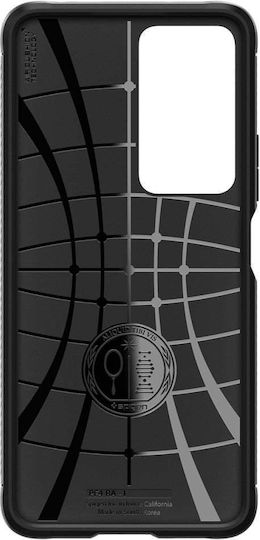 Spigen Rugged Armor Back Cover Σιλικόνης 2mm Matte Black (Poco F4 5G)