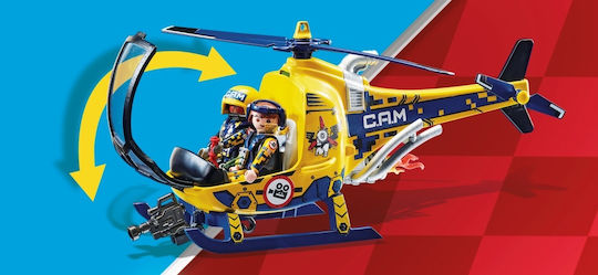 Playmobil Каскадьорско шоу Helicopter with Film Crew за 5-12 години