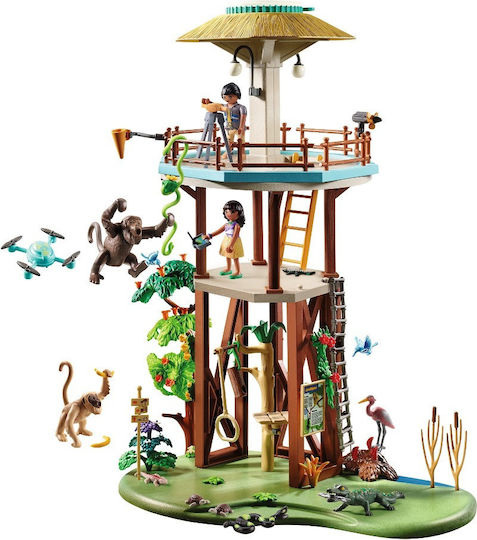 Playmobil Wiltopia Beobachtungsturm mit Kompass für 4-10 Jahre
