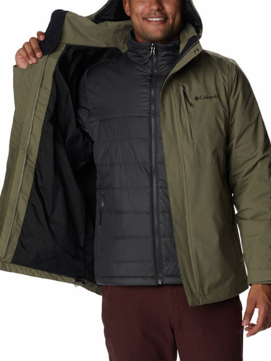 Element Blocker II 3 in 1 Winter Jacke Wasserdicht und Winddicht Grün